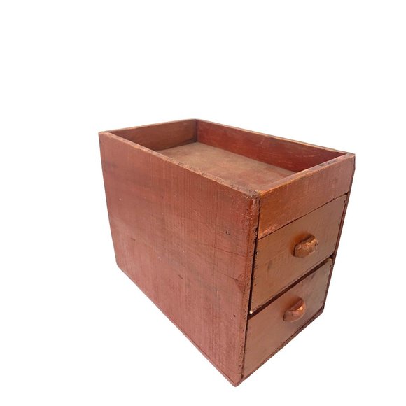 Other - Rustic Storage Drawers Chest Cigar Box